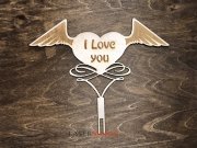 Топпер - Сердце с крыльями