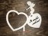 Топпер - Два сердца с купидоном