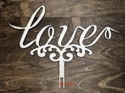 Топпер - LOVE с вензелем