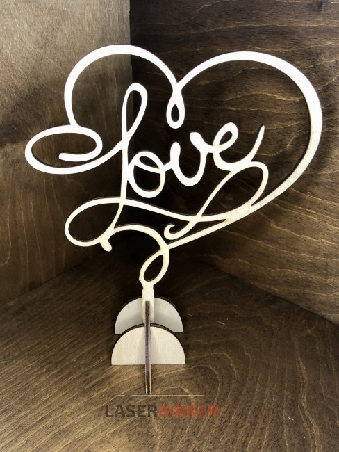 Топпер - LOVE в сердце