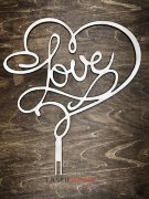 Топпер - LOVE в сердце