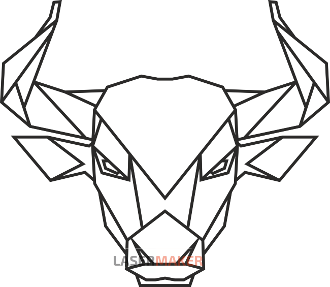 Панно - голова Быка v.1 Панно - голова Быка v.1