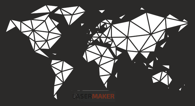 Панно - Карта мира 4