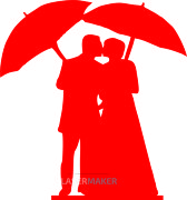 Топпер - Пара под зонтом 2