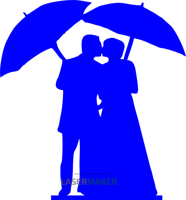 Топпер - Пара под зонтом 2 Топпер - Пара под зонтом 2