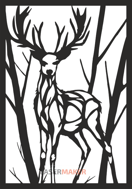 Панно - Олень Панно - Олень