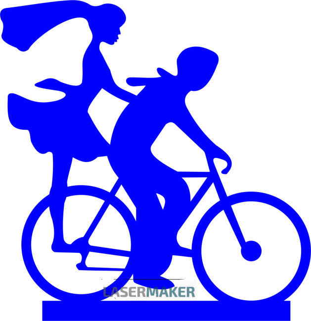 Топпер - Пара на велосипеде