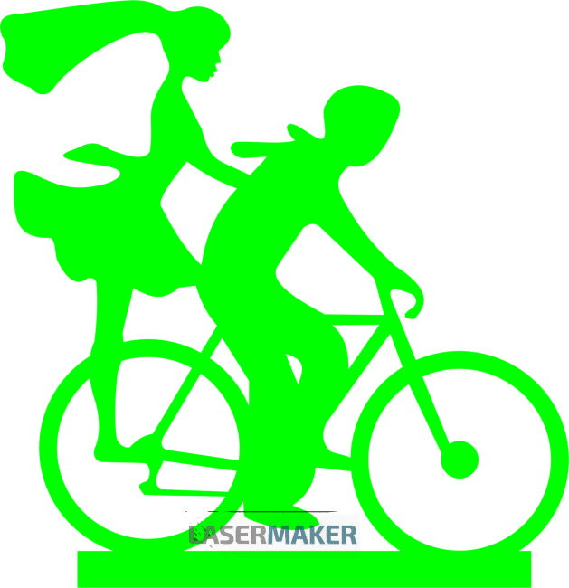 Топпер - Пара на велосипеде