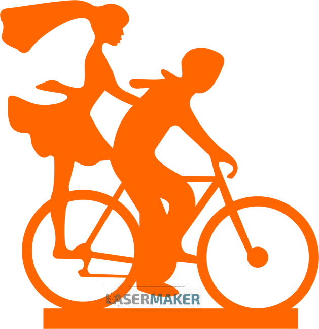 Топпер - Пара на велосипеде