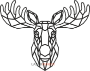 Панно - голова Лося Панно - голова Лося