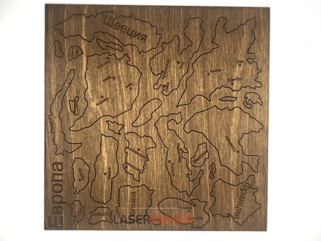 Пазл - Карта мира