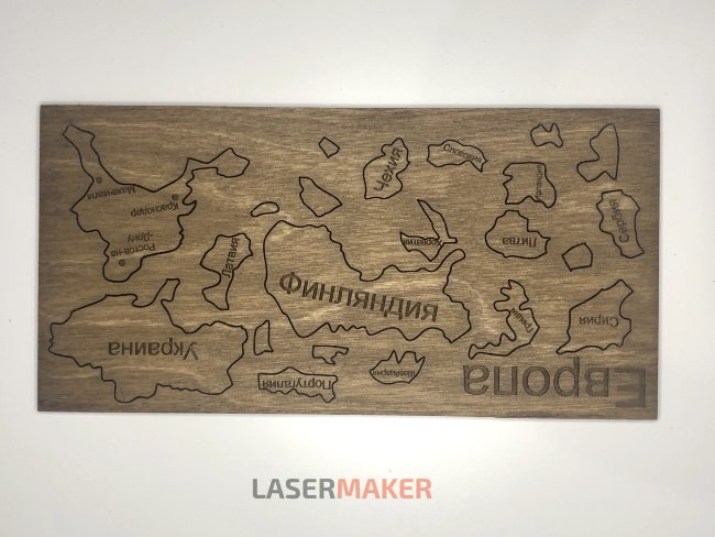 Пазл - Карта мира