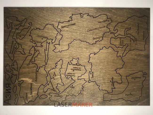 Пазл - Карта мира