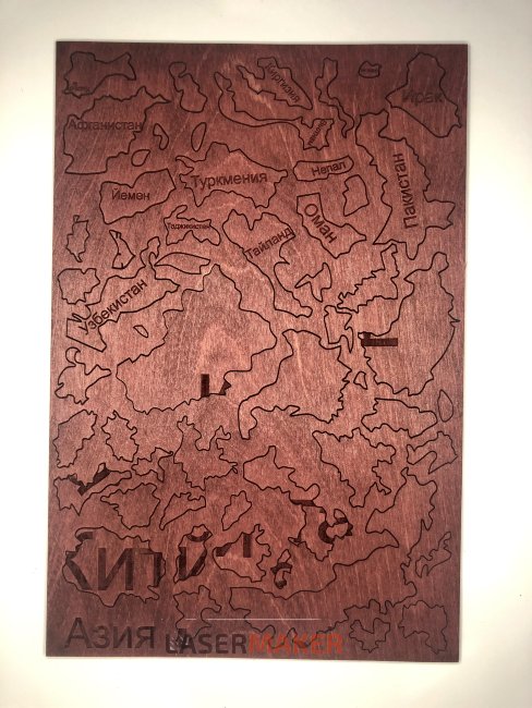 Пазл - Карта мира