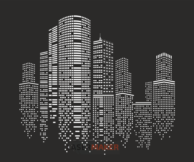 Панно - Ночной город