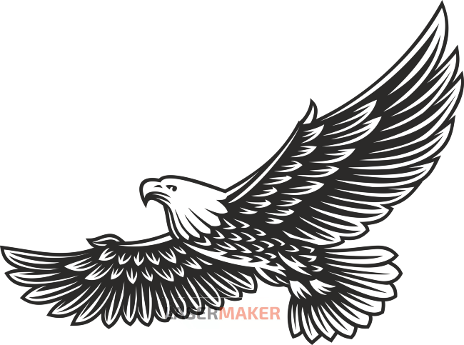 Панно - Летящий Орел 3 Панно - Летящий Орел 3