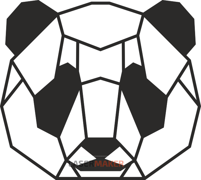 Панно - голова Панды Панно - голова Панды