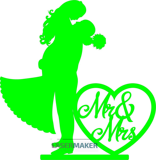 Топпер - Пара и сердце