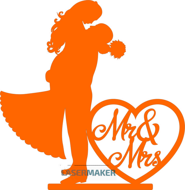 Топпер - Пара и сердце