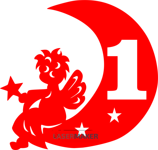 Топпер - Ангел на месяце 1 Топпер - Ангел на месяце 1