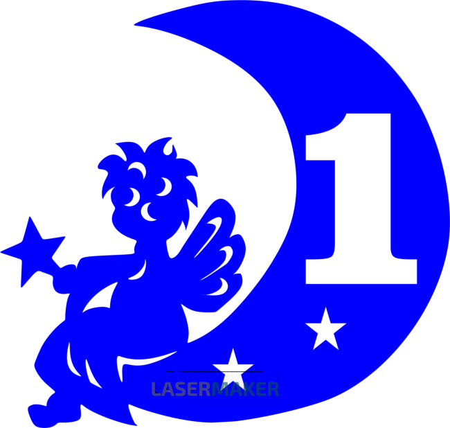 Топпер - Ангел на месяце 1 Топпер - Ангел на месяце 1