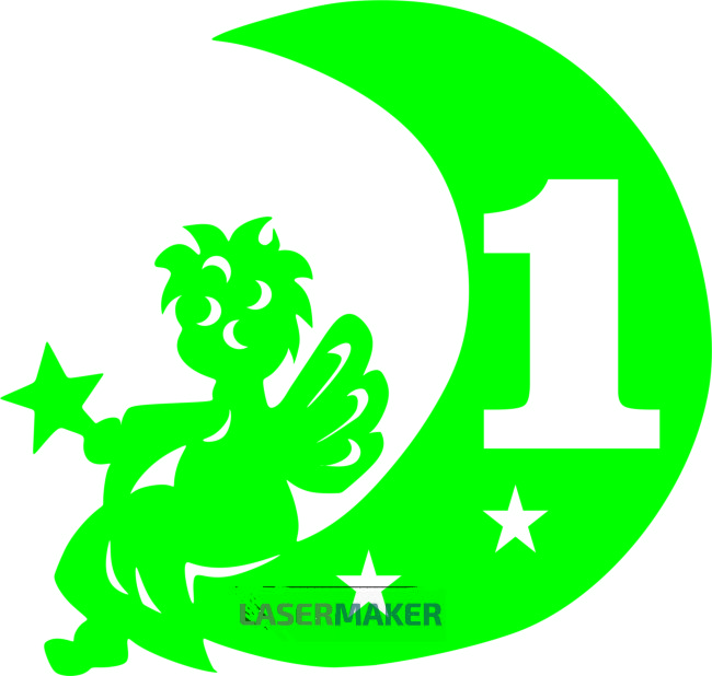 Топпер - Ангел на месяце 1 Топпер - Ангел на месяце 1