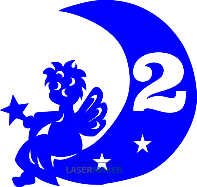 Топпер - Ангел на месяце 2 Топпер - Ангел на месяце 2