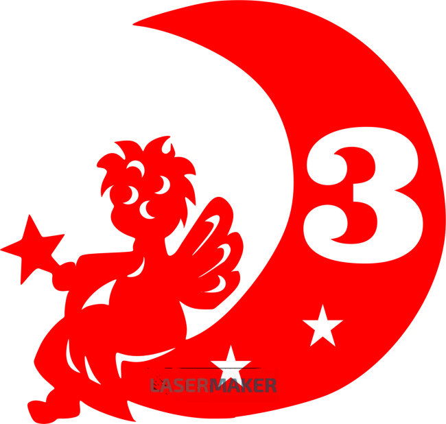 Топпер - Ангел на месяце 3 Топпер - Ангел на месяце 3