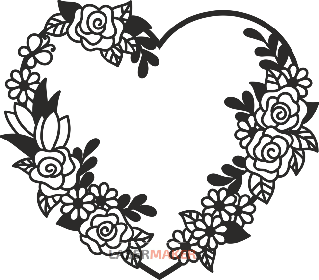 Панно - Ажурное сердце Панно - Ажурное сердце